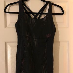 Black with floral prints